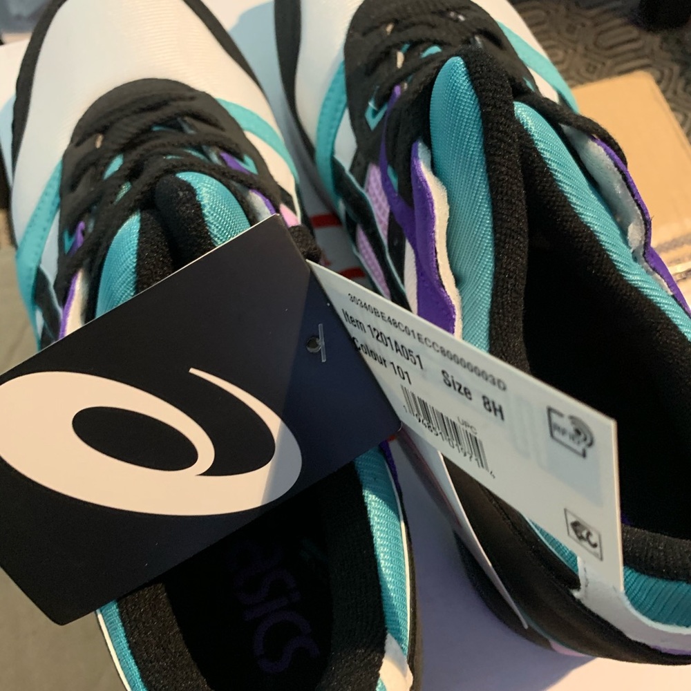 Asics Gel-Lyte III Sneakers - Teal, Purple, Black - Picture 4 of 5